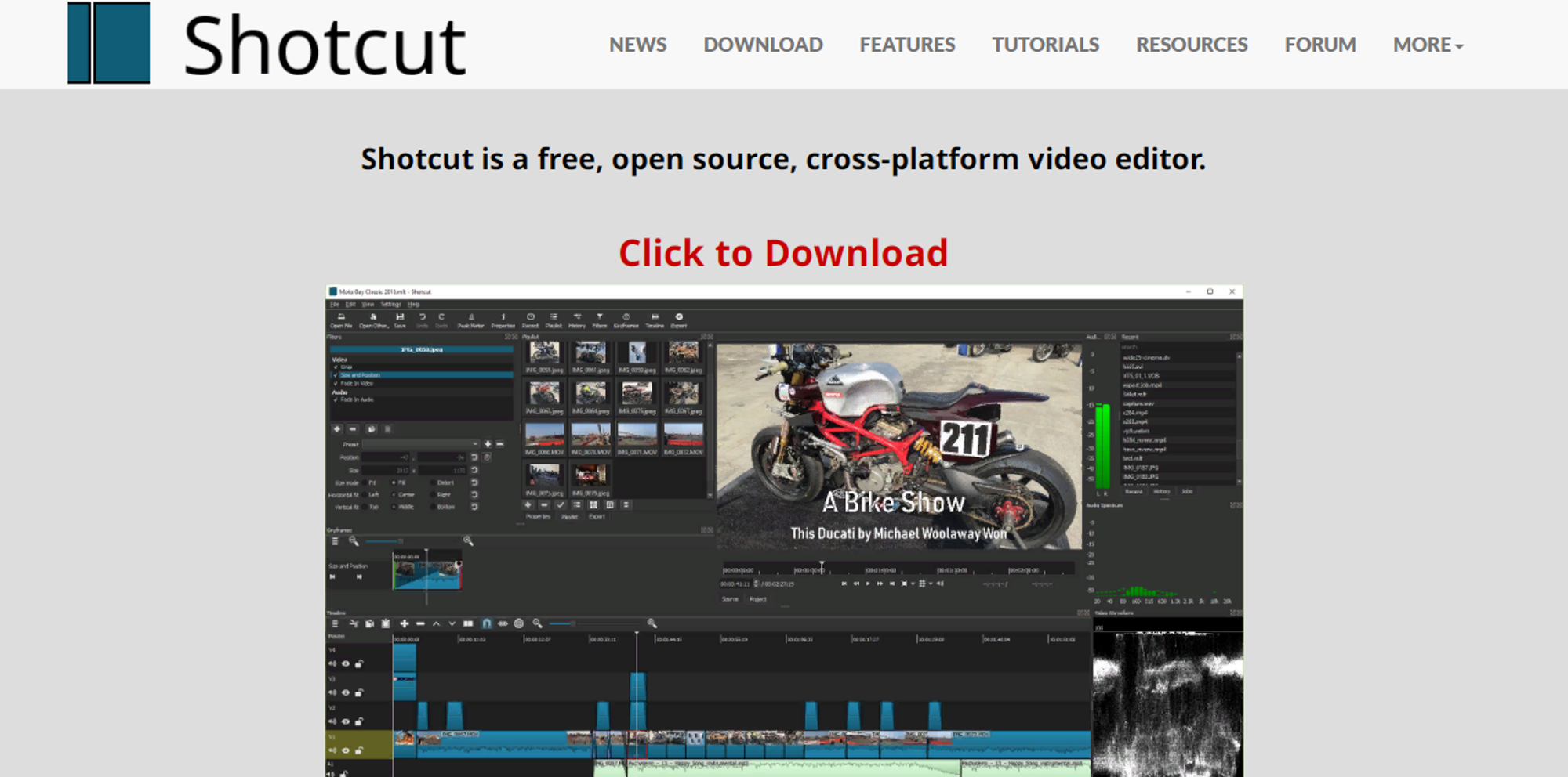 Shotcut — legacy Itmeo article