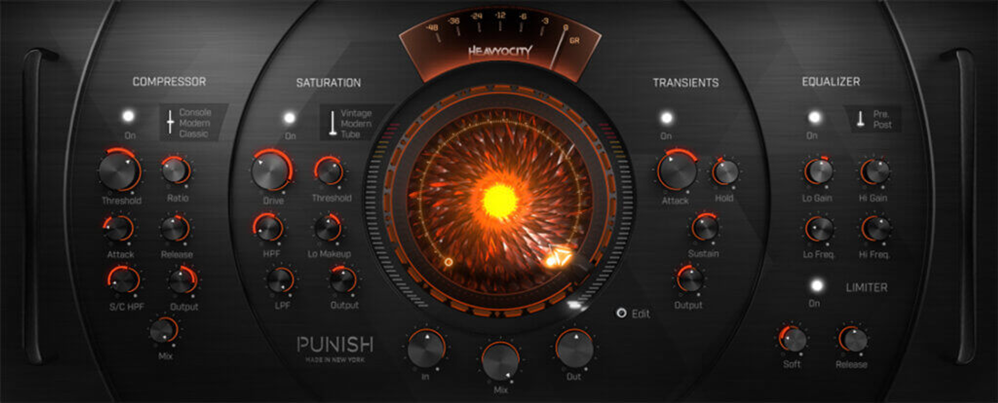 Heavyocity Punish plugin interface — Itmeo