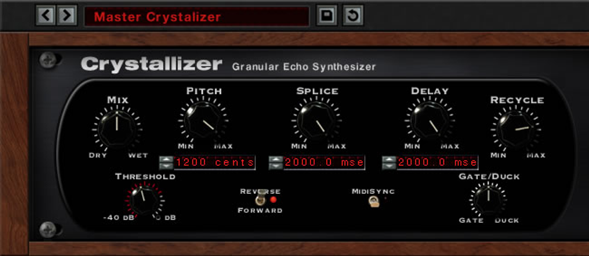 Soundtoys Crystallizer plugin interface — Itmeo