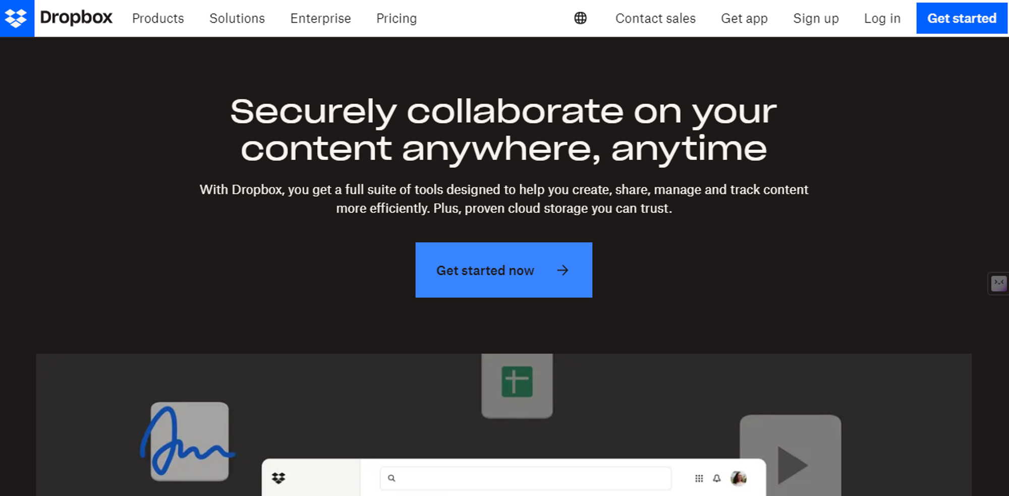 Dropbox — legacy Itmeo article