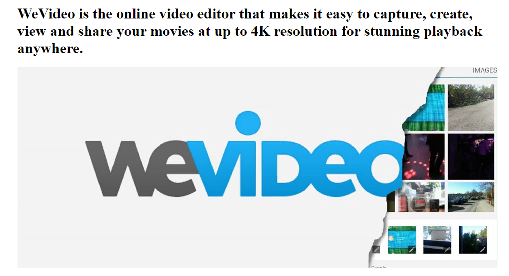 WeVideo — legacy Itmeo article