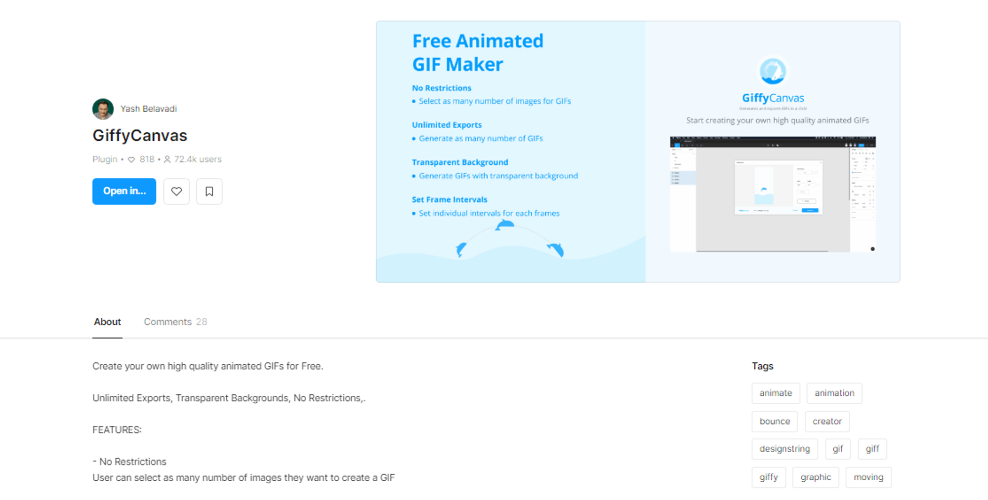 GiffyCanvas for Figma plugin by itmeo