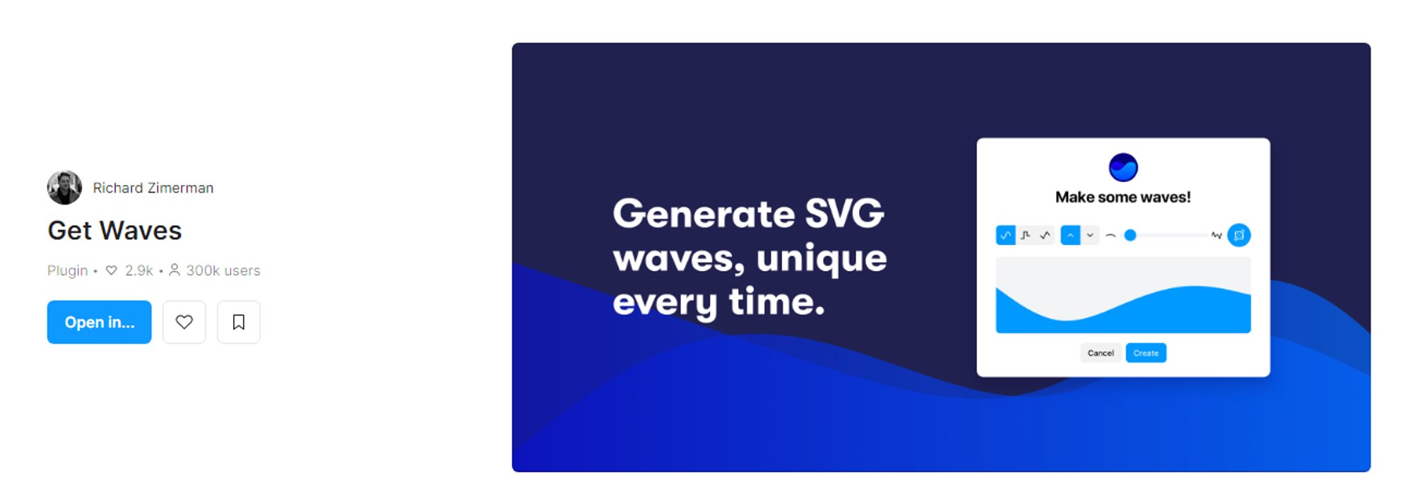 Get Waves Figma Plugin for Figma Plugins by itmeo