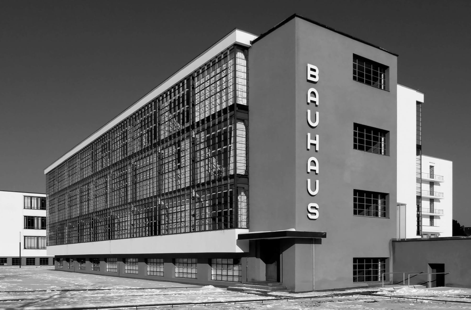 The Bauhaus building in Dessau, Germany